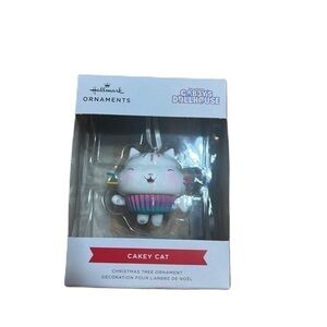 Hallmark Gabby’s Dollhouse Cakey Cat Christmas Ornament NEW Holiday Decor
